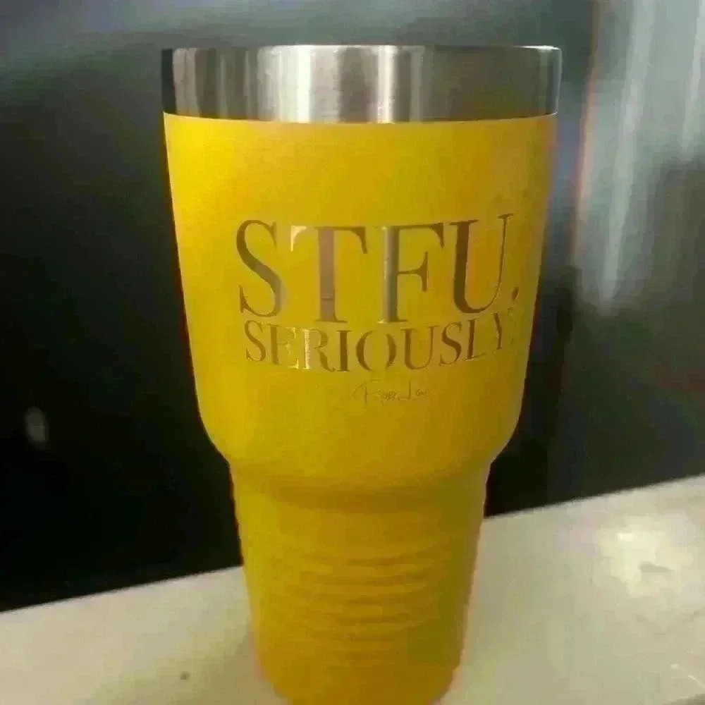 Metal Tumbler STFU with lid